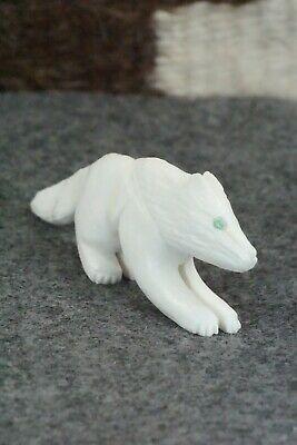 Wolf Zuni Fetish Carving - Jonas Hustito - High Lonesome Trading