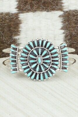 Turquoise & Sterling Silver Bracelet - Judy Wallace