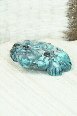 Frog Zuni Fetish Carving - Reynold Lunasee