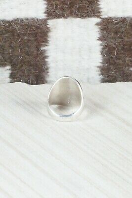 Navajo Sterling Silver Ring - Calvin Peterson - Size 10.75