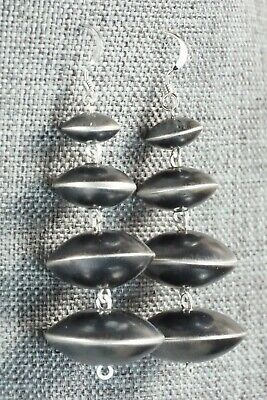Sterling Silver Navajo Pearl Earrings - Preston Haley