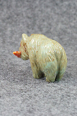Bear Zuni Fetish Carving - Andres Quandelacy