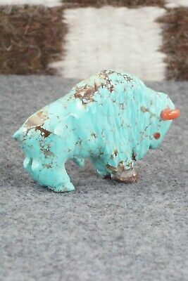Buffalo Zuni Fetish Carving - Andres Quandelacy