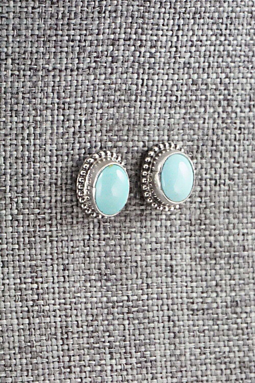 Turquoise & Sterling Silver Earrings - Jan Mariano