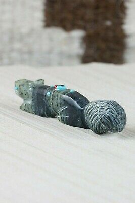 Wolf Zuni Fetish Carving - Danette Laate - High Lonesome Trading