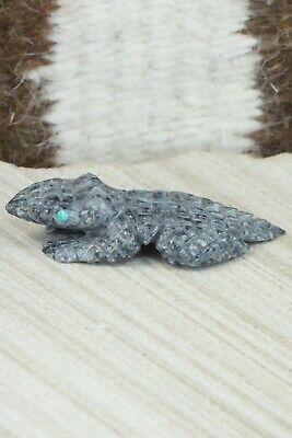 Horned Toad Zuni Fetish Carving - Jonas Hustito