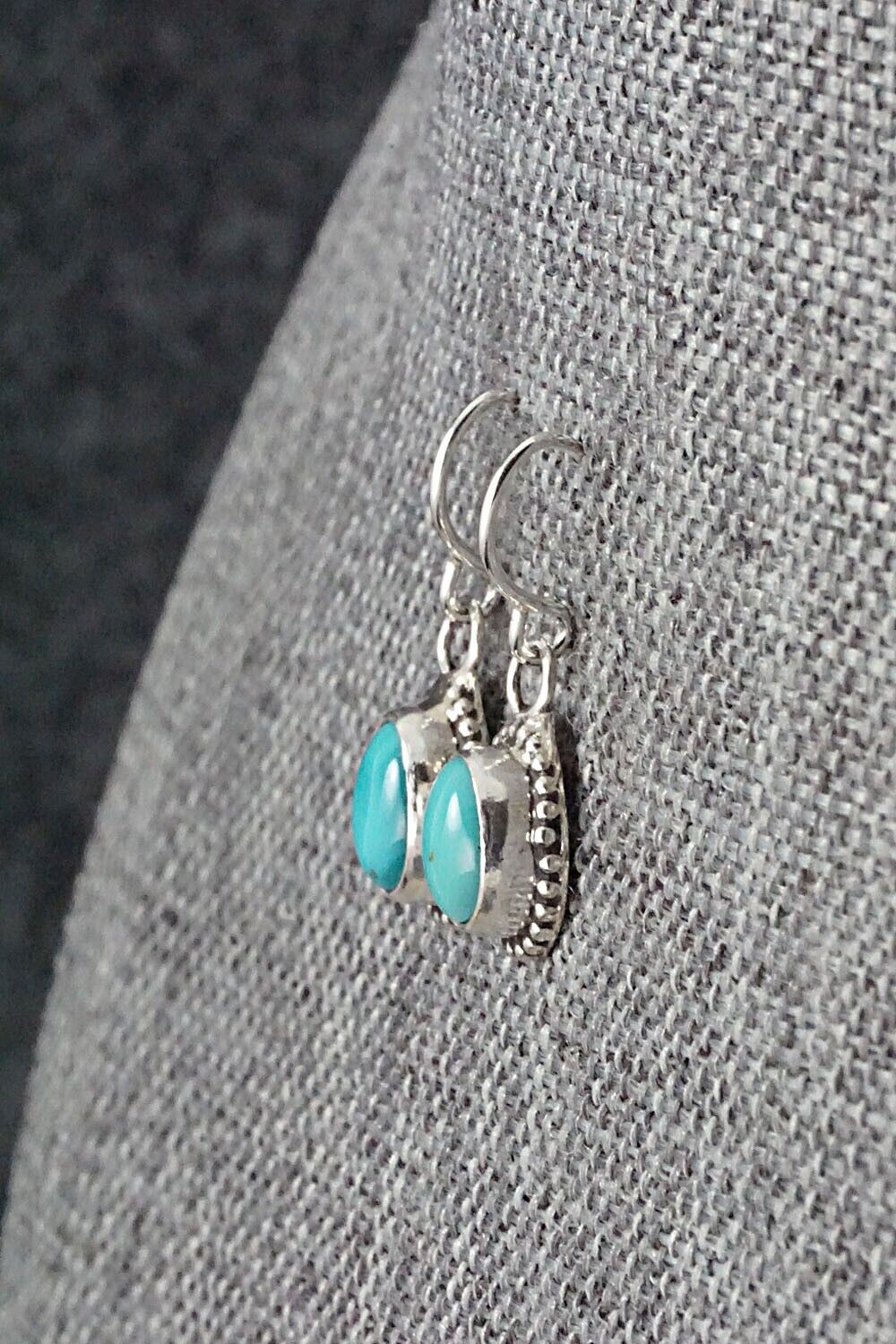 Turquoise & Sterling Silver Earrings - Jan Mariano