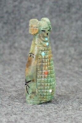 Corn Maiden Zuni Fetish Carving - Sandra Quandelacy