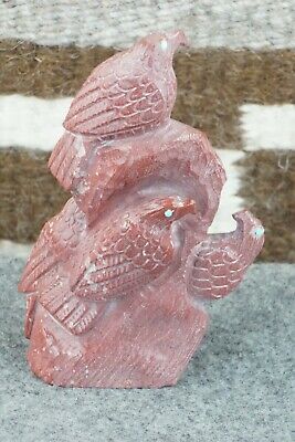 Eagles Zuni Fetish Carving - Derrick Kaamasee