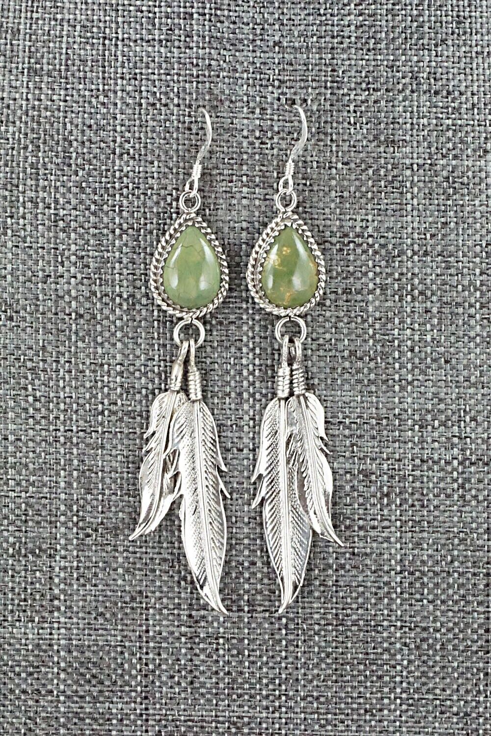 Turquoise & Sterling Silver Earrings - Judy Largo