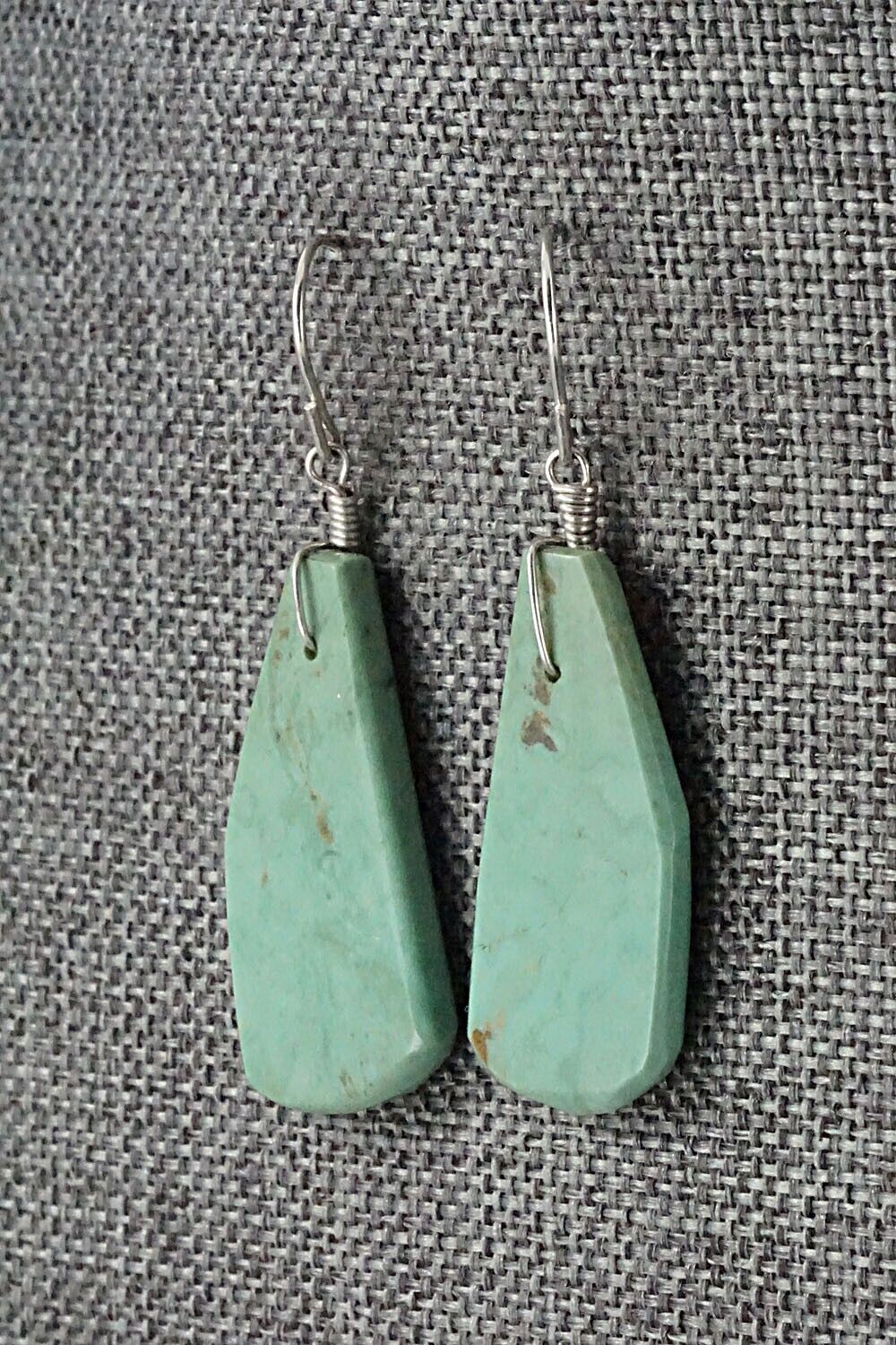 Turquoise & Sterling Silver Earrings - Sharon Abeyta