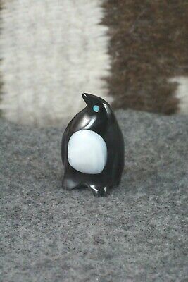 Penguin Zuni Fetish Carving - Calvert Bowannie