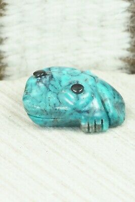 Frog Zuni Fetish Carving - Reynold Lunasee