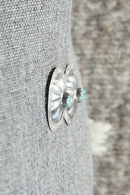 Turquoise & Sterling Silver Earrings - Joan Begay