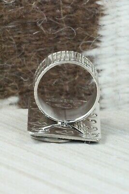 Turquoise & Sterling Silver Ring - Alex Sanchez - Size 7