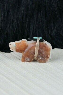 Bear Zuni Fetish Carving - Brandon Phillips - High Lonesome Trading