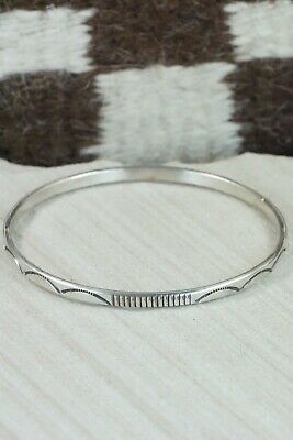 Sterling Silver Bangle - Elaine Tahe