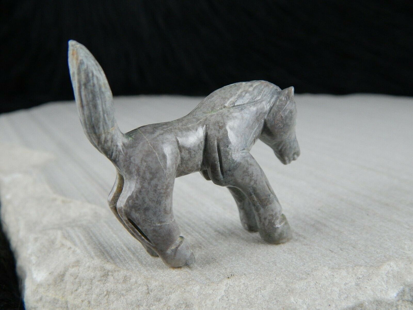 Horse Zuni Fetish Carving - Jonas Hastito - High Lonesome Trading