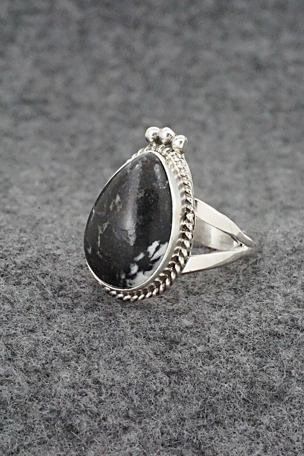 White Buffalo & Sterling Silver Ring - Benjamin Martinez - Size 7