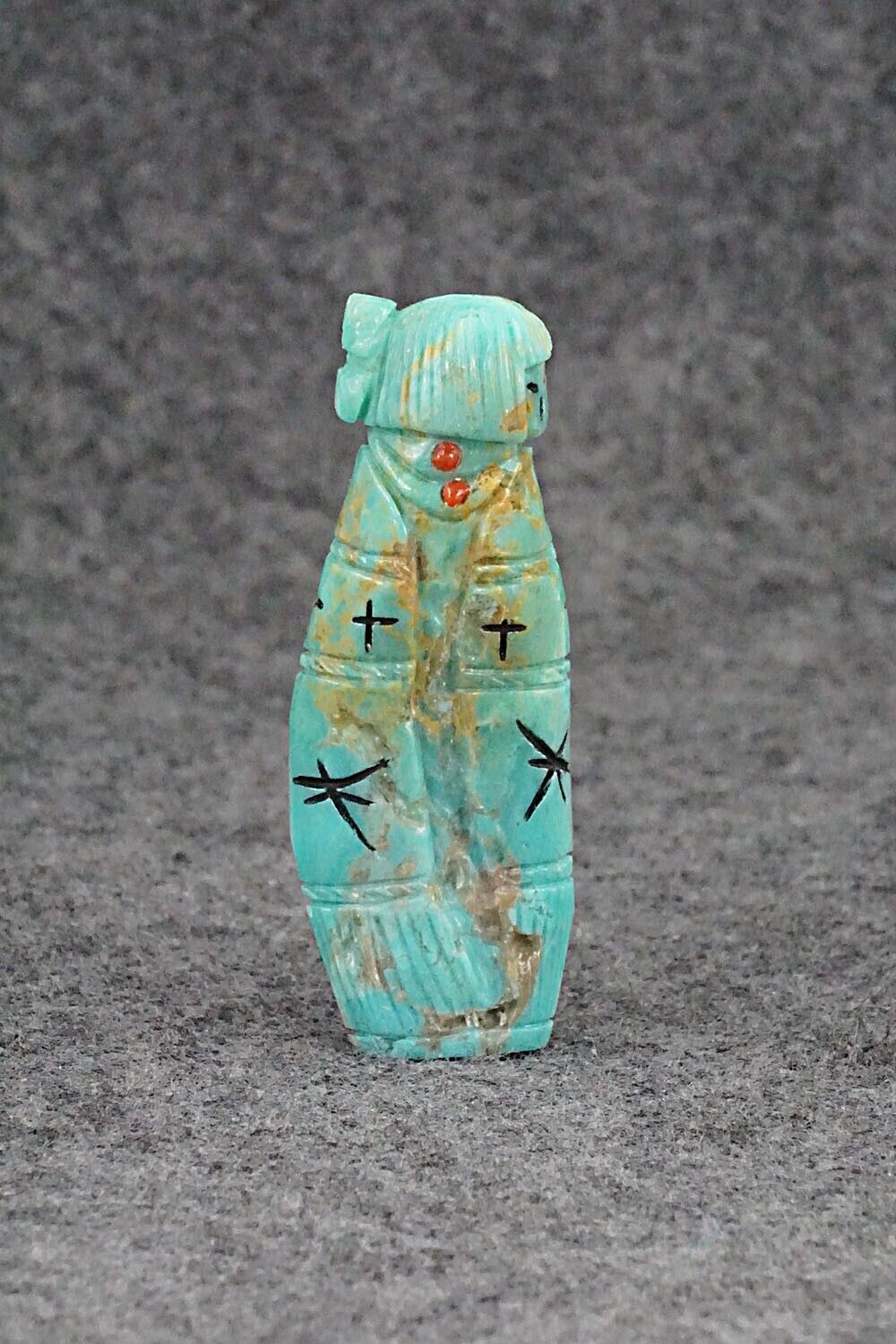 Corn Maiden Zuni Fetish Carving - Sandra Quandelacy