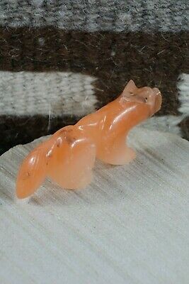 Wolf Zuni Fetish Carving - Rosella Soseeah - High Lonesome Trading