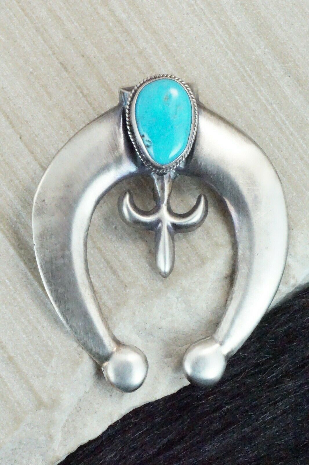 Turquoise and Sterling Silver Naja - Randy Roberts