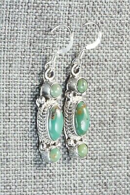 Turquoise & Sterling Silver Earrings - Harris Largo