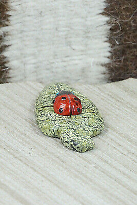 Ladybug Zuni Fetish Carving - Reynold Lunasee