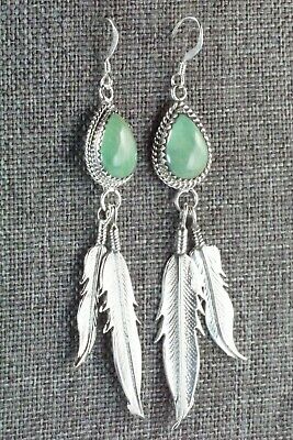 Turquoise & Sterling Silver Earrings - Judy Largo