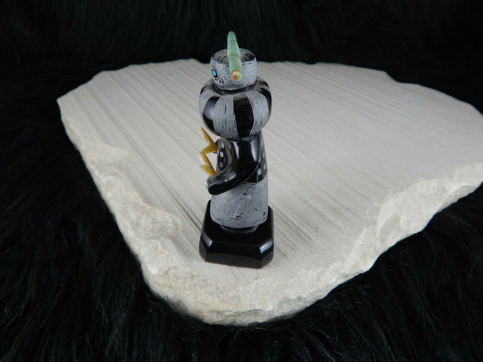 Dancer - Zuni Fetish - Russell Shack - Zuni Dancer Carving - Native American - High Lonesome Trading