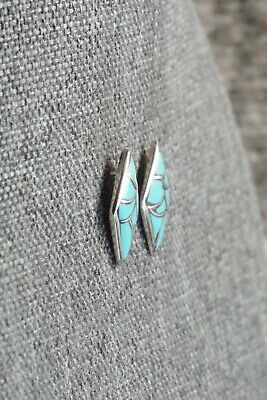 Turquoise & Sterling Silver Earrings - Orena Leekya