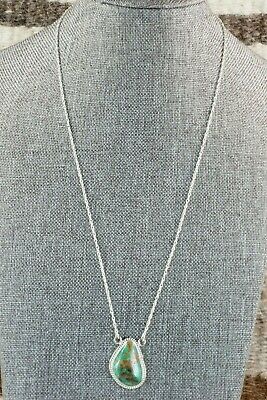Navajo Turquoise & Sterling Silver Necklace - Annie Spencer