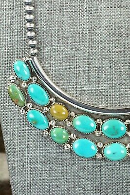 Turquoise & Sterling Silver Necklace - Roberta Begay