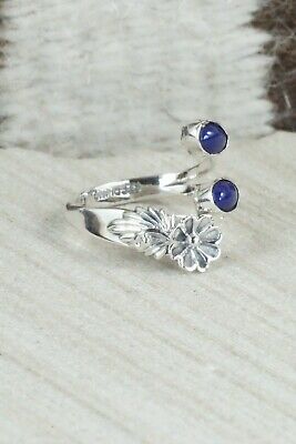 Lapis & Sterling Silver Ring - Harris Largo - Size 8
