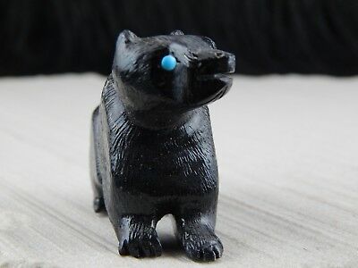 Bear Zuni Fetish  Carving - Dane Malani - High Lonesome Trading