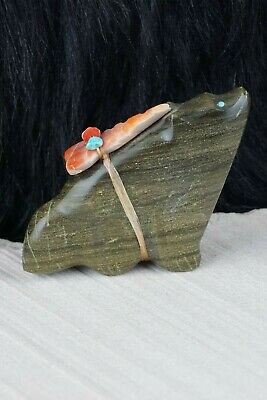 Bear Zuni Fetish Carving - Leland Boone - High Lonesome Trading