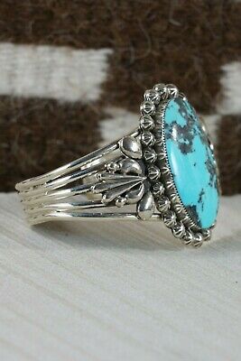 Navajo Turquoise & Sterling Silver Bracelet - Jimson Belin - High Lonesome Trading