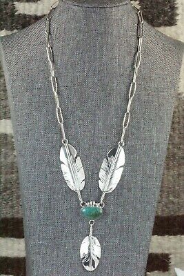 Turquoise & Sterling Silver Necklace - Ben Begay