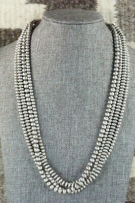 Sterling Silver Navajo Pearl Necklace - Jan Mariano