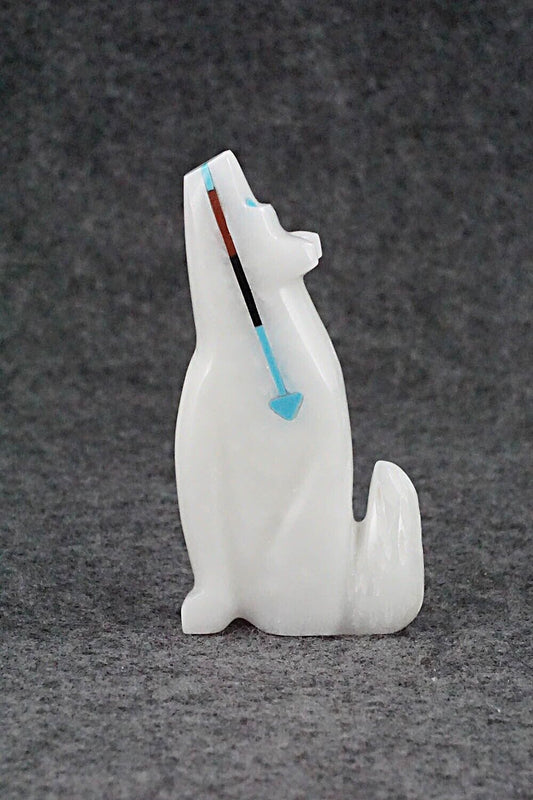 Coyote Zuni Fetish Carving - Rodney Laiwakete