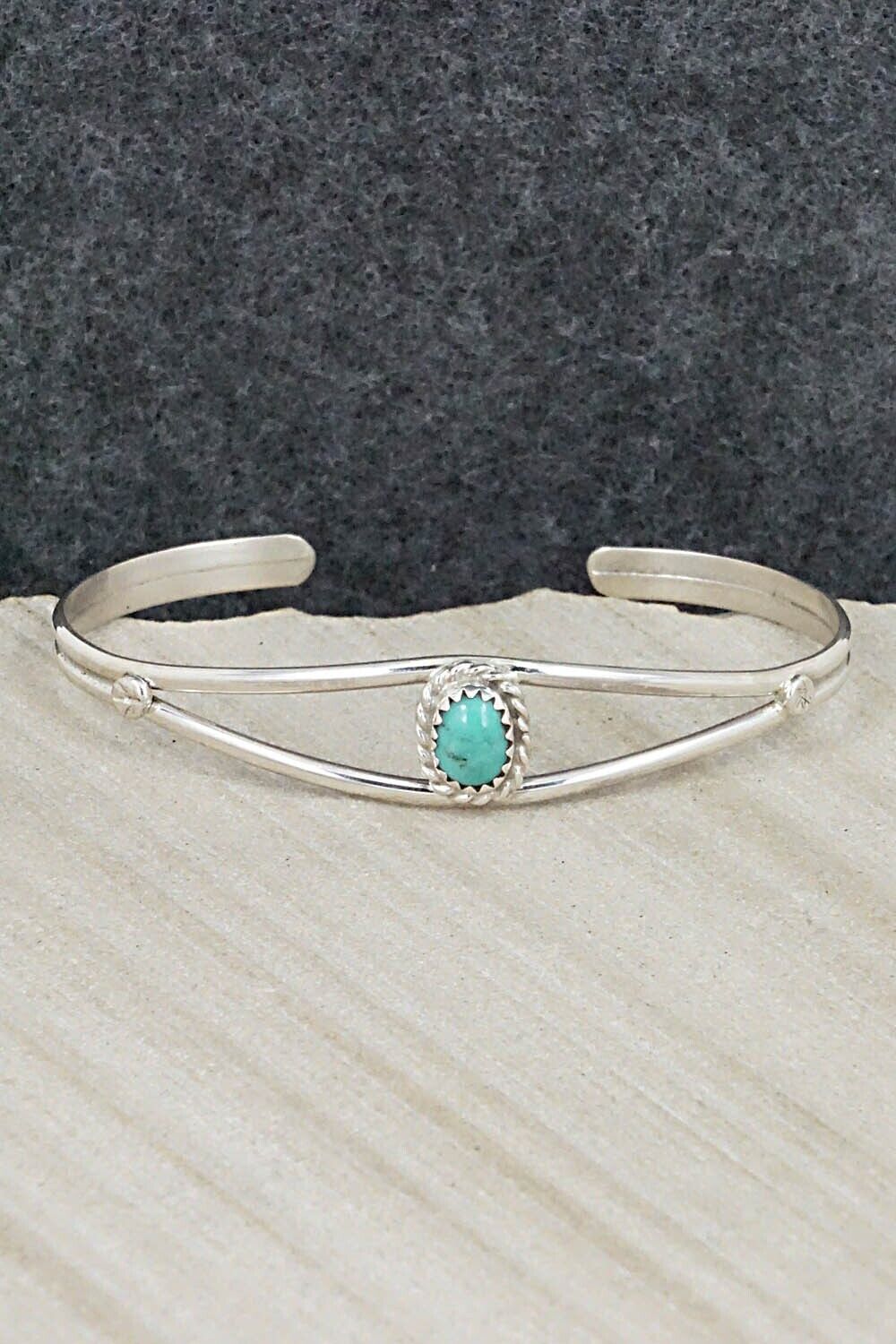 Turquoise & Sterling Silver Bracelet - Elton Cadman