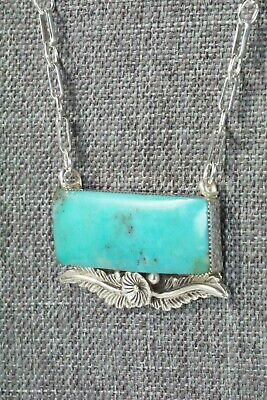 Turquoise & Sterling Silver Necklace - Greg Yazzie