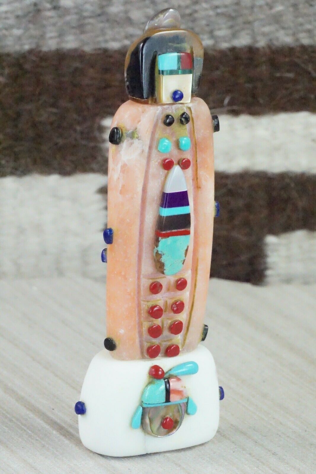 Corn Maiden Zuni Fetish Carving - Roger Shebola