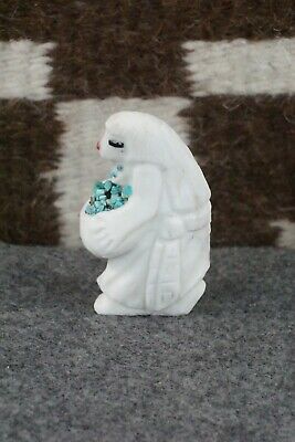 Corn Maiden Zuni Fetish Carving - Derrick Kaamasee