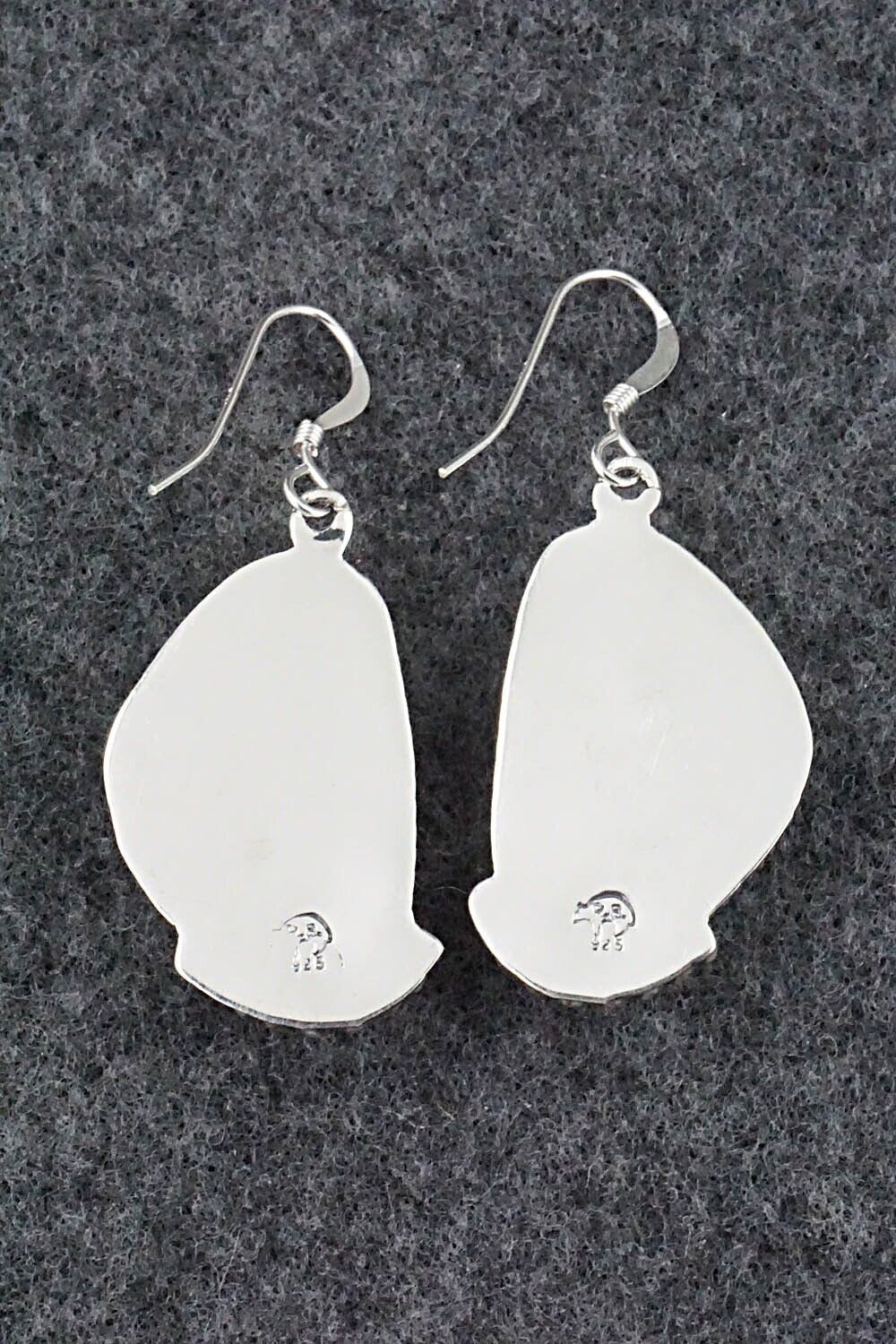 White Buffalo & Sterling Silver Earrings - Sharon McCarthy