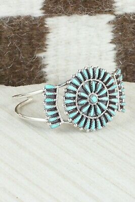 Turquoise & Sterling Silver Bracelet - Judy Wallace