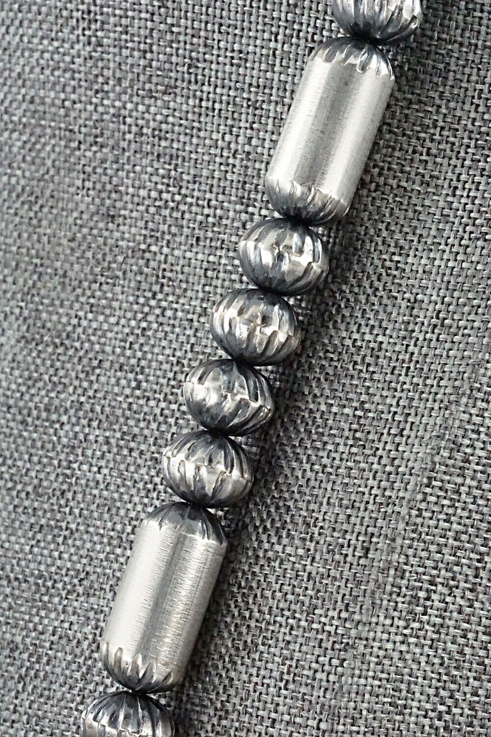 Sterling Silver Navajo Pearl Necklace - Tonisha Haley