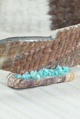 Rainbow Trout Zuni Fetish Carving - Bernard Laiwakete