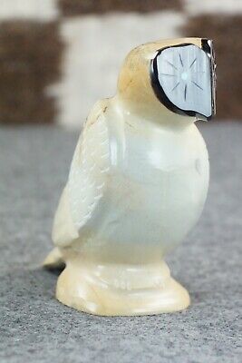 Owl Zuni Fetish Carving - Enrike Leekya