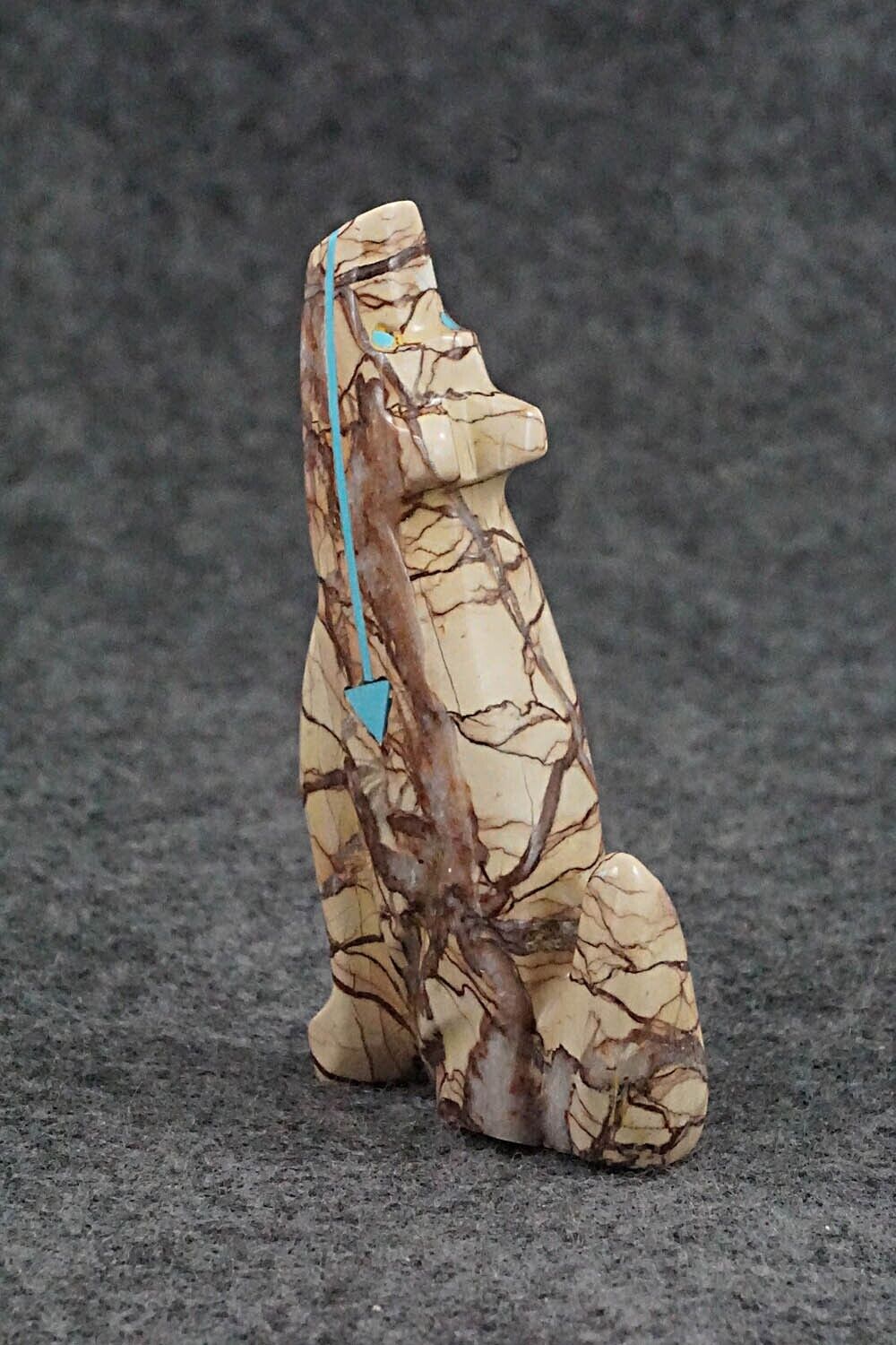 Coyote Zuni Fetish Carving - Rodney Laiwakete